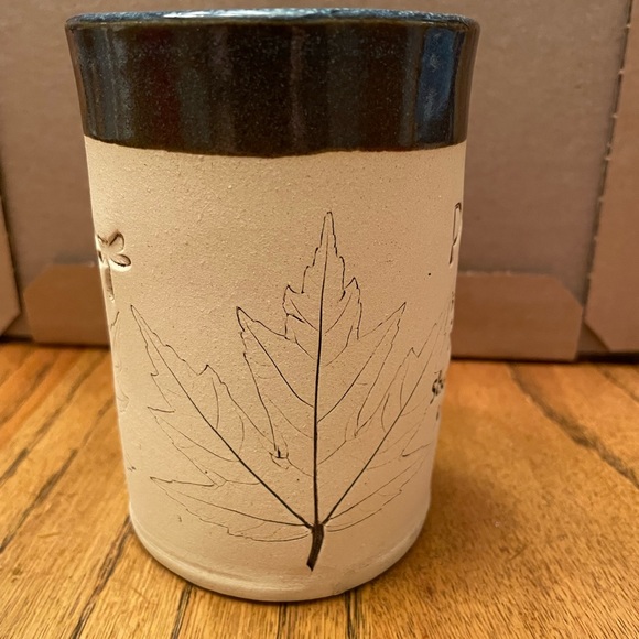 Mug - Hand made artisan piece of pottery - Papou is a blessing from above… - Picture 2 of 11